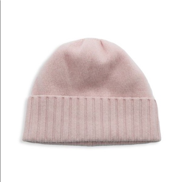 Portolano Baby Pink Cashmere Slouch Beanie, NWT! - Picture 1 of 4